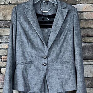 White House | Black Market Grey Suit Jacket